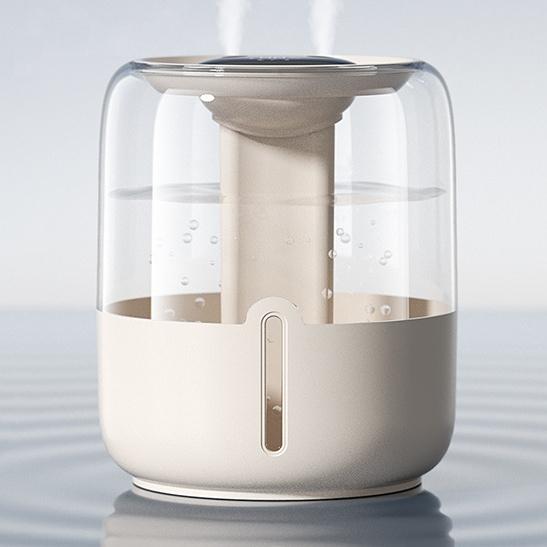 加湿器 大容量 超音波式 卓上 デュアル噴霧口 6.8L スチーム式加湿器 自動停止機能 静音 加湿機 おしゃれ 省エネ 節電 エコ 湿度表示 長