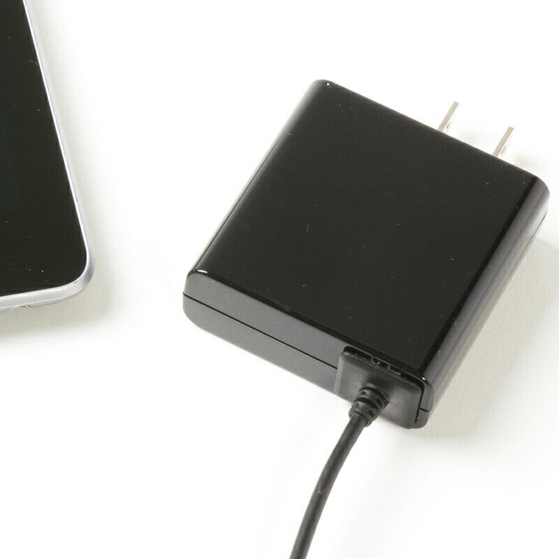 送料無料携帯充電器 AC充電器スマホ Android タブレット対応【ブラック】2Aで急速充電012000180SMKゆうメール 簡易包装 バレンタイン ホワイトデー