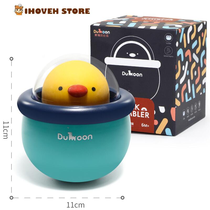 おきあがりこぼし 起き上がりこぼし おもちゃ かわいい 赤ちゃん ガラガラ ブルー 赤ちゃん 0歳 1歳 出産祝い 誕生日 プレゼント クリスマス ギフト【海外通販】