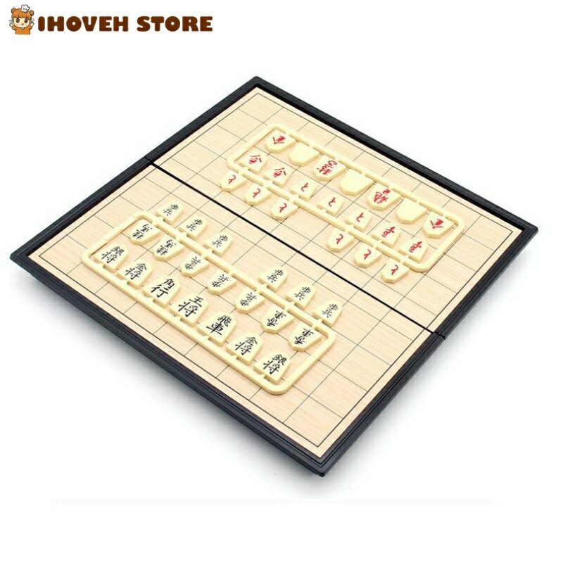 【携帯に便利】マグネット将棋 折りたたみ式 日本将棋 13マス 持ち運び ギフト 将棋セット【海外通 ...