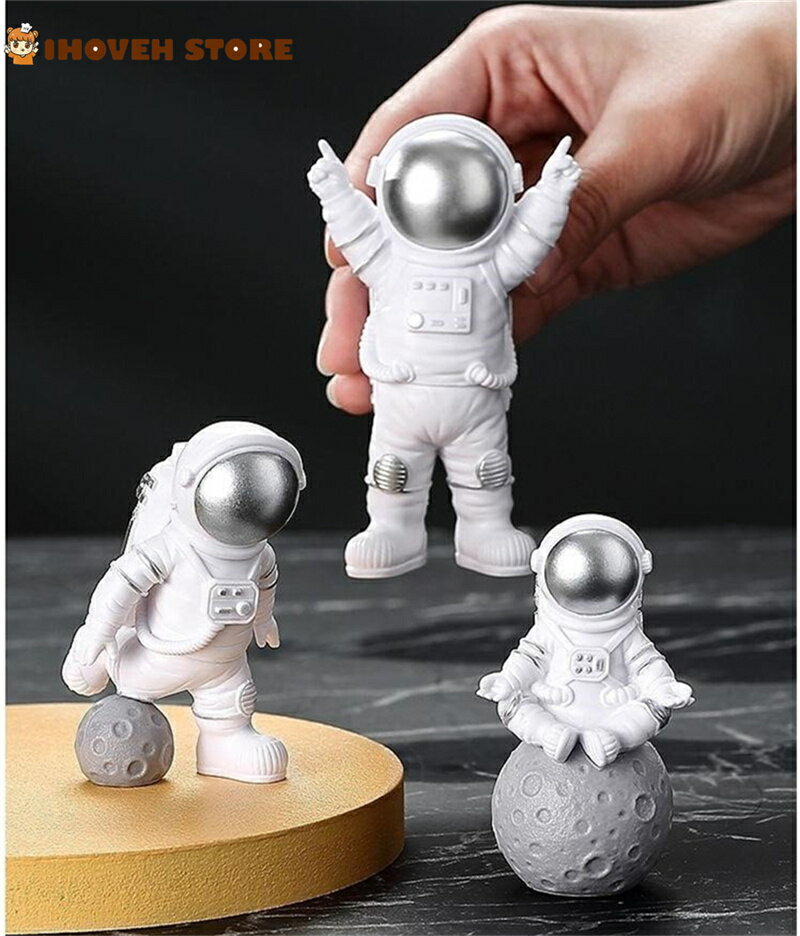 乐天商城 - 宇宙飛行士 置き物 オブジェ フィギュア 宇宙雑貨 インテリア 3種セット かわいい クリスマス オブジェ おもしろ オフィス 部屋 カフェ おしゃれ ディスプレ 部屋飾り 子供 プレゼント 人気ギフト おもちゃ 小物 宇宙探索 撮影用【海外通販】