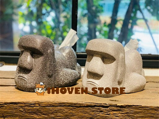 ボックス ティッシュ モアイ像 ティッシュケース おもしろグッズ モアイ ティッシュホルダー 面白いプレゼント【海外通販】 ボックス ティッシュ モアイ像 ティッシュケース おもしろグッズ モアイ ティッシュホルダー 面白いプレゼント【海外通販】