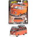 ホットウィール(Hot Wheels) ブールバード '67 フォルクスワーゲン サンババス 乗り物おもちゃ ミニカー 3歳から オレンジ HRT62