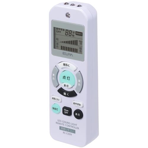 ELPA (エルパ) 照明リモコン 国内主要メーカー11社対応 再設定不要のバックアップ機能搭載 R