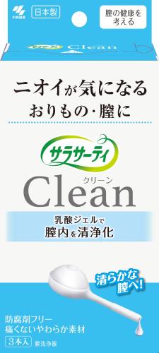サラサーティ クリーン 膣洗浄器 水色 においが気になる おりもの・膣に 乳酸ジェルで膣内を清浄化 防腐剤フリー 日本製 3本入り 小林製薬 サラサーティ クリーン 膣洗浄器 水色 においが気になる おりもの・膣に 乳酸ジェルで膣内を清浄化 防腐剤フリー 日本製 3本入り 小林製薬