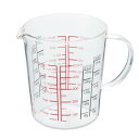 HARIO(ハリオ) メジャーカップ ワイド 耐熱ガラス 取っ手付 マルチ 500ml 日本製 CMJW-500