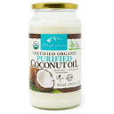 シェフズチョイス 有機 ココナッツオイル 915ml 無香タイプ Organic Coconut Oil Purified (915ml, 1, 個)