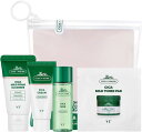 VTCOSMETICS(ブイティコスメテックス) VT CICA トライアルキット セット トラベルキット マイルドフォームクレンザー スキン クリーム トナーパッド 保湿 敏感肌 スキンケア 洗顔料 化粧水