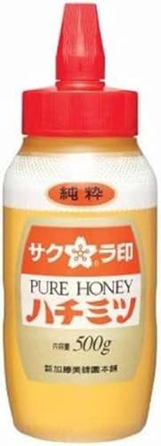 加藤美蜂園 サクラ印 純粋はちみつポリ容器 500g