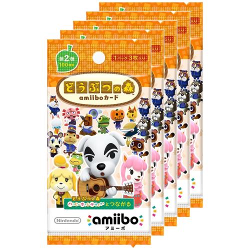 どうぶつの森amiiboカード 第2弾 (5パックセット)