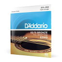 D'Addario ダダリオ アコースティックギター弦 85/15アメリカンブロンズ Light .011-.052 EZ910 国内正規品