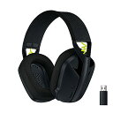 Logicool G ゲーミングヘッドセット G435BK ゲーミング ワイヤレス ヘッドセット 軽量 165g LIGHTSPEED Bluetooth マイ...