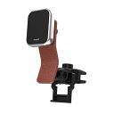 槌屋ヤック(Tsuchiya Yac) 車内用品 スマホホルダー SMAPOT エアコンタイプ ブラウン PF-388