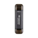 トランセンドジャパン トランセンド ポータブルSSD 256GB 高速...(2)