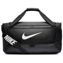 NIKE(ナイキ) ブラジリア ダッフルバッグ M (ブラック/ブラック/ホワイト)NIKE NK19FA-BA5955-010 MISC