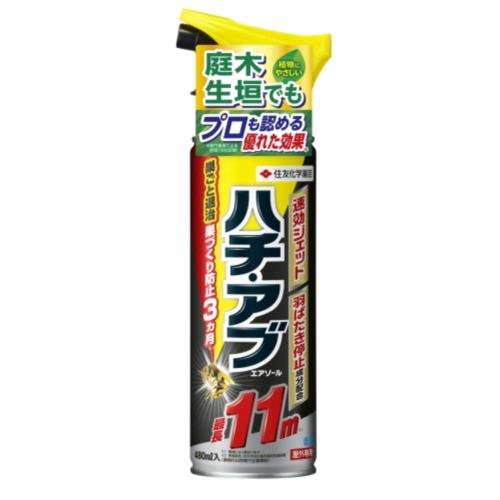 住友化学園芸 不快害虫剤 ハチ・アブエアゾール 480ml ハチ 蜂 巣 駆除 予防