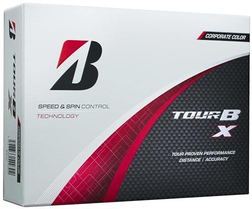 Bridgestone GOLF ゴルフボール TOUR B X 2024年モデル コーポレートカラー 1ダース[12個入り]