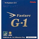 ニッタク(Nittaku) 卓球 ラバー ファスタークG-1 裏ソフト テンション レッド 特厚 NR8702