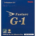 ニッタク(Nittaku) 卓球 ラバー ファスタークG-1 裏ソフト テンション ブラック 厚 NR8702