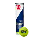 Wilson(ウイルソン) 硬式テニスボール TOUR STANDARD(ツアー スタンダード) 公認 I.T.F./J.T.A. 1缶 4球入り WRT103800 ウィルソン