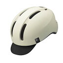 OGK KABUTO(オージーケーカブト) 自転車 ヘルメット キャンバスアーバン M/L (57-59) マットオフホワイト JCF推奨