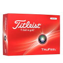 TITLEIST(タイトリスト) ゴルフボール 24 TRUFEEL DZ ユニセックス ホワイト