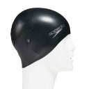 Speedo(スピード) スイムキャップ シリコーンキャップ SD93C03 ブラック FREE