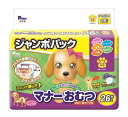 Pone P.one 男の子女の子のためのマナーおむつ のび~るテープ付き ペット用 LLサイズ 26枚入