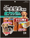ゴン太の中・大型犬専用 歯ブラシガム ササミ巻き 5本