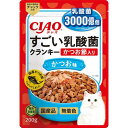 CIAO(チャオ) すごい乳酸菌クランキー かつお節入り かつお味 200g