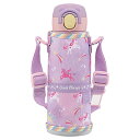 シームレスせん象印マホービン 子ども向け 水筒 480ml ワンタッチマグ お手入れカンタン ポーチつき 幼児・園児 ユニコーンパープル SM-UA48-VZ