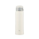 象印マホービン 水筒 480ml ワンタッチマグ 軽量コンパクト スタンダードタイプ 保温・保冷 ペールホワイト SM-SF48-WM