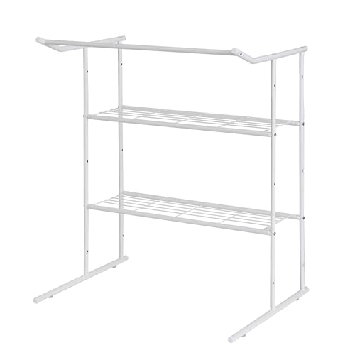 HEIAN SHINDO 押入れ収納棚 ハンガーパイプ付 ホワイト 幅75cm 高90cm 奥行56cm OHW-30 平安伸銅工業