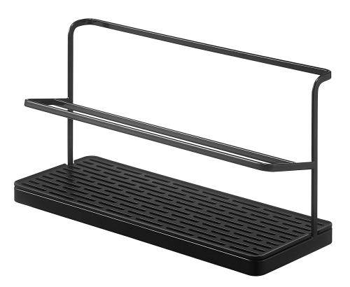 山崎実業(Yamazaki) ワイド ジャグボトルスタンド ブラック 約W32XD12XH17cm タワー tower 水筒 スタン..