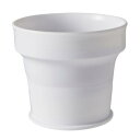 イセトウ(Isetou) うがいコップ UGAI cup ホワイト 120ml 幅Φ7×高さ2.5~6cm 抗菌 折りたたみ 耐熱100℃ カラビナ付き 歯磨き 防災 携帯用 ケース付き 持ち運び ミニ I-602