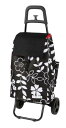 cocoro コ・コロ レップ(Rep) Cocoro(コ・コロ) ショッピングカート フラワー カートセット ブラック 40L 荷物フック 花柄 折り畳み式 ポケット収納 保冷 保温 エコバッグ 買い物 おしゃれ 可愛い シンプル 便利 コンパクト 軽量 キャンプ 運動会 花見 544921