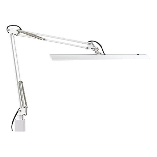 山田照明(Yamada Shomei) Z-LIGHT LEDデスクライト 高演色Ra90 肌色きれい 明るさ2430Lx 合金鋼 ホワイト Z-10RW