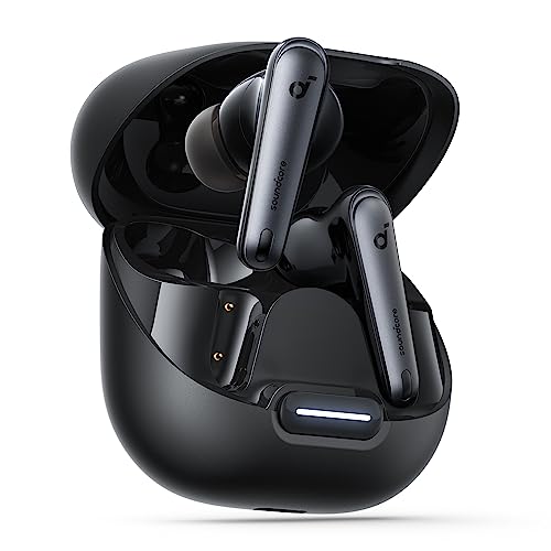 Anker Soundcore Liberty 4 NC (Blueooth 5.3) 完全ワイヤレスイヤホン/ウルトラノイズキャンセリング 3.0 / ワイヤレス充電/マルチポイント接続/外音取り込み / 最大50時間再生 / ハイレゾ対応 / IPX4防水規格 / PSE技術基準適合ブラック