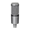 オーディオテクニカ AT2020GM コンデンサーマイク XLR 動画配信 宅録 ポッドキャスト 実況 DTM ゲーミング ゲーム 国内正規品ガンメタリック