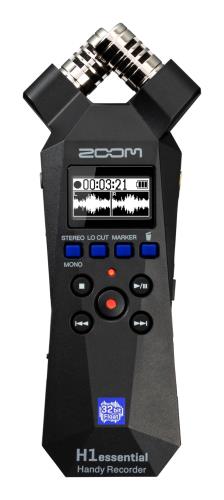 ZOOM ズーム H1essential ハンディレコーダー ブラック 黒 32bitフロート 小型 ポ...