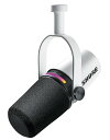 SHURE シュア MV7+ ポッドキャストマイクロホン ホワイト MV7+-W : OBS 認証 ダイナミックマイク カーディオイド 単一指向性 USB-C XLR 有線 ノイズ除去 配信 ストリーミング YouTube 録音 レコーディング 音楽 実況 ゲーム ゲーミング ボーカル DTM 宅録 テレワーク iOS And