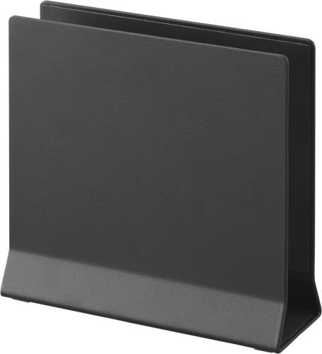 山崎実業(yè)(Yamazaki) スリム ノートパソコンスタンド ブラック 約W16×D5.7×H15.2cm タワー tower ノートPC 収納 縦置き 省スペース 4499