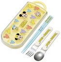 スケーター(Skater) 子供用 お弁当 トリオセット 箸 スプーン フォーク キッズ カトラリー 抗菌 加工 開けやすいスライド式 日本製 ディズニー ミッ...