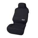 ボンフォーム(BONFORM) シートカバー ファインテックス 軽/普通車用 フロント1枚 防水 取付簡単 丸洗いOK フロント1席 ブラック 4361-10BK
