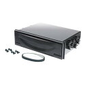 槌屋ヤック(Tsuchiya Yac) 車内用品 車内オーディオ用品 DIN BOX フリータイプ フタ付 ブラック VP-D11