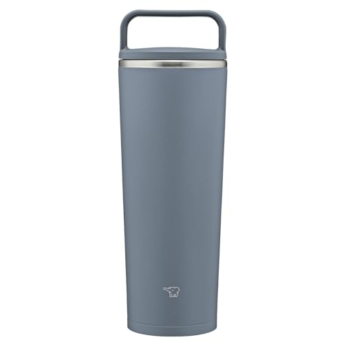 楽天ihpStoreシームレスせん・食洗機対応象印マホービン 水筒 400ml ハンドルつき キャリータンブラー お手入れカンタン 保温・保冷 アーバンブルー SX-JS40-AM
