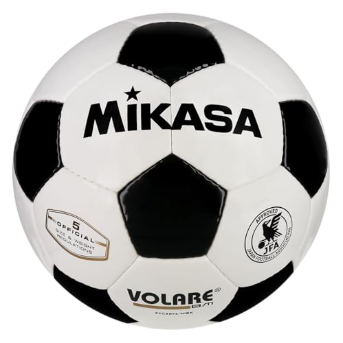 ミカサ(MIKASA) サッカーボール 5号 SVC50VL-WBK 日本サッカー協会 検定球 (一般・大学・高校生・中学生用) ホワイト/ブラック