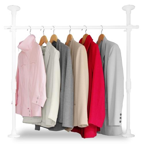 アイリスオーヤマ(IRIS OHYAMA) つっぱり棚 突っ張り棚 つっぱり棒 棚 伸縮棚 突っ張り ハンガーラック..