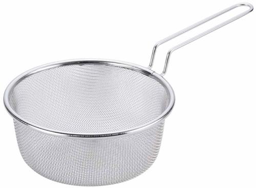 下村企販 ざる ゆであげザル 18cm 日本製 食洗機対応 鍋用 まとめて湯切り 14メッシュ 持ち手付き 丈夫..