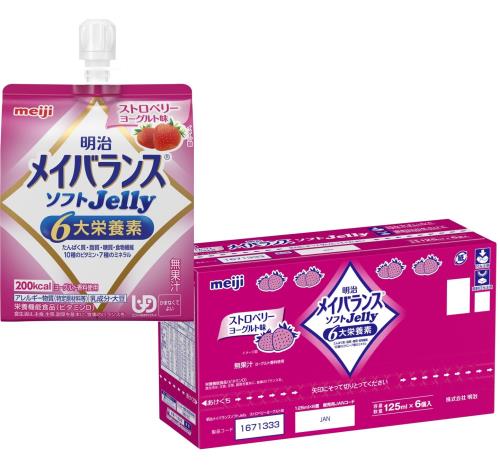 メイバランスソフトゼリー ストロベリーヨーグルト味 125ml×6個 明治